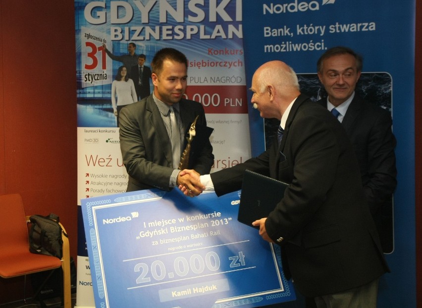 Gdyński Biznesplan 2013: Kamil Hajduk zdobył główną nagrodę! [ZDJĘCIA]