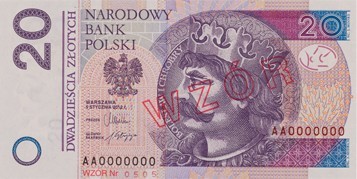 Nowe banknoty w Polsce - 20 złotych [nowy wygląd,...