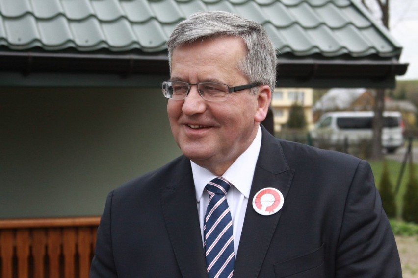 Bronisław Komorowski odwiedził powiat puławski