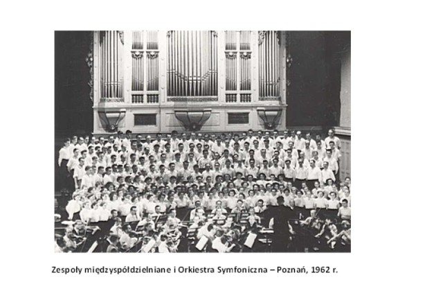 Zespoły międzyspółdzielniane i Orkiestra Symfoniczna - Poznań 1962