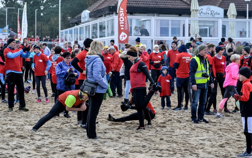 Tradycyjnie w samo południe przy molo w Gdańsku Brzeźnie...