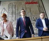 Premier Mateusz Morawiecki w Gdańsku spotkał się ze związkowcami [zdjęcia]