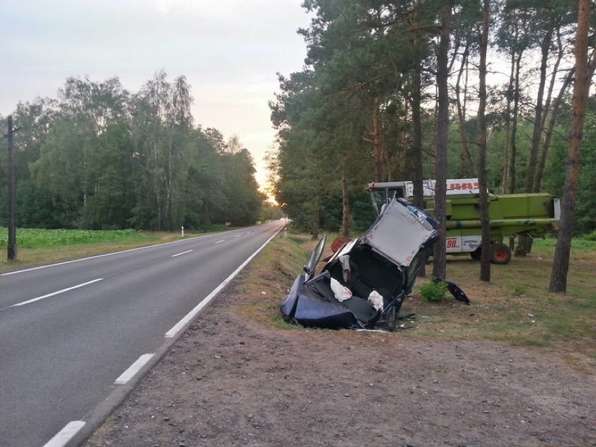 Śmierć 19-latka pod Uniejowem. Tragiczny wypadek na drodze krajowej 72 w Człopach