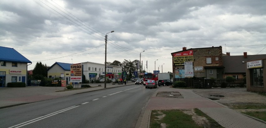 Zderzenie na ul. Głowackiego w Wieluniu. Jedna osoba z obrażeniami ZDJĘCIA