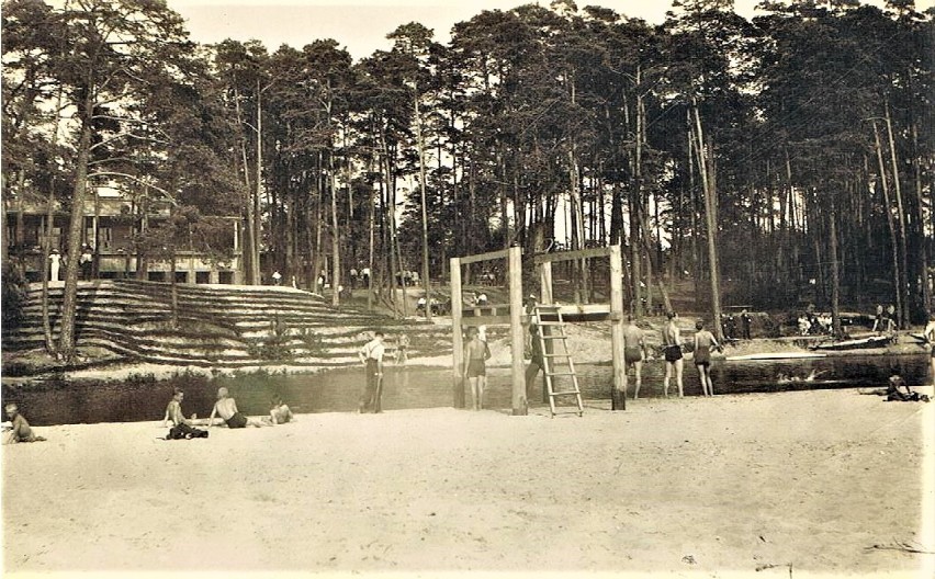 Leśna Gospoda nad basenem Bukowno, lato 1938 lub 39 r. (Nr....