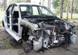 Ukradzene auto rozłożone na części [zdjęcie]