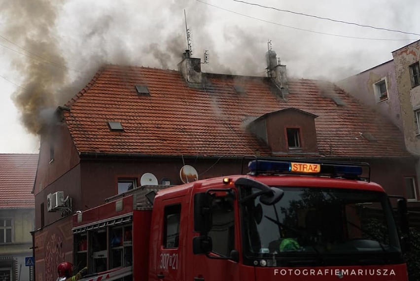 Pożar mieszkania przy ul. Średzkiej we Wrocławiu