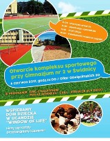 Świdnica: Otwarcie kompleksu sportowego przy Gimnazjum nr 2 i Bieg dla Ugandy