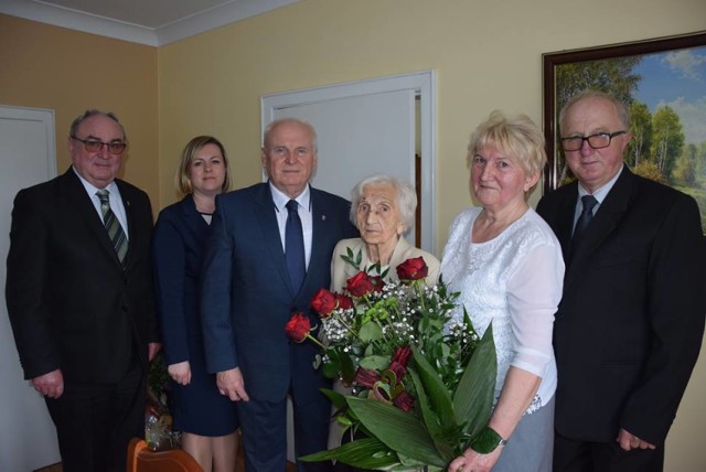 102 urodziny pani Stefanii FOTO