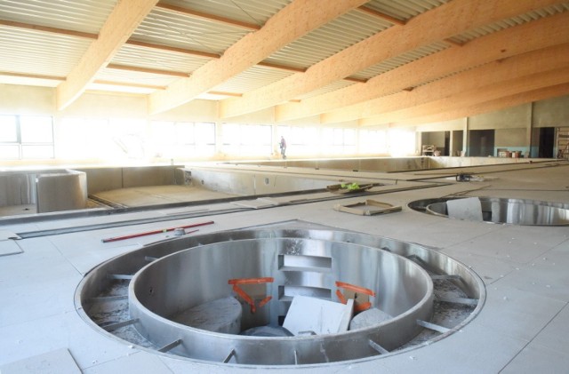 Budowa Krytej Pływalni Solan w Nowej Soli, koniec marca 2020 r.