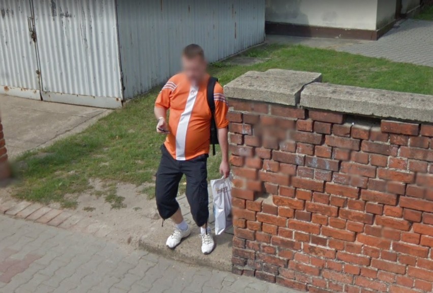 Google Street View w Świebodzinie, zdjęcia były robione w...