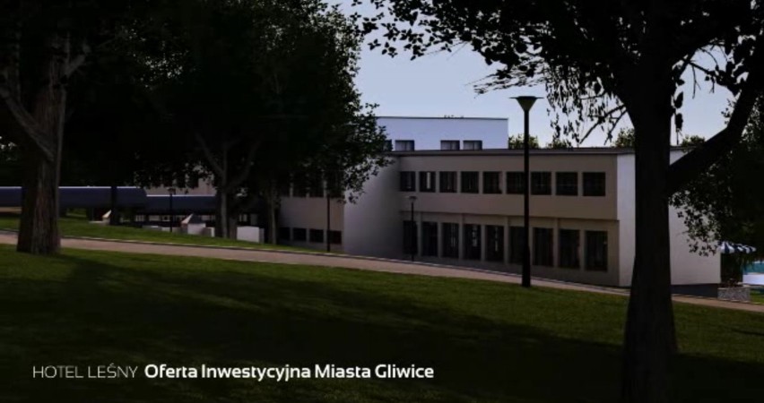 Hotel Leśny w Gliwicach na sprzedaż za prawie 12 mln zł. Przetarg 18 października [WIDEO + WIZUALE]