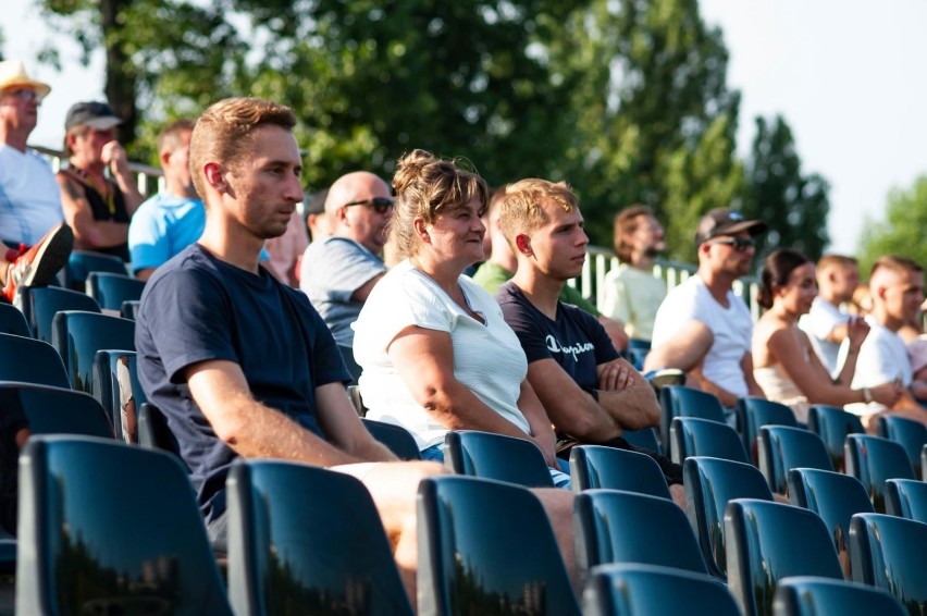 28.07.2021, Kraków: kibice na sparingu Wieczysta - Podhale...