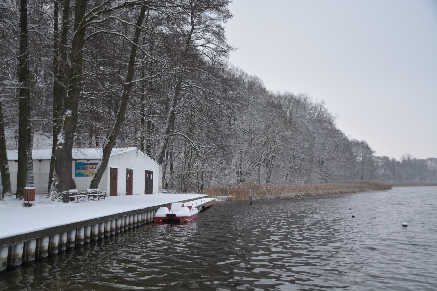 Jezioro Sępoleńskie prezentuje się pięknie o każdej porze...