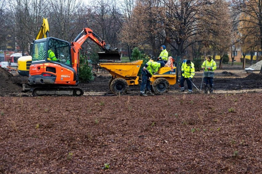 Tak wyglądał przebieg prac pod koniec listopada ubiegłego...