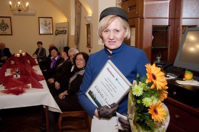 Elżbieta Lonc, rektor Państwowej Wyższej Szkoły Zawodowej w Wałbrzychu - laureatka plebiscytu na Osobowość Roku 2011
