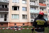 Pożar w bloku przy ul. Gorkiego w Łodzi [ZDJĘCIA]