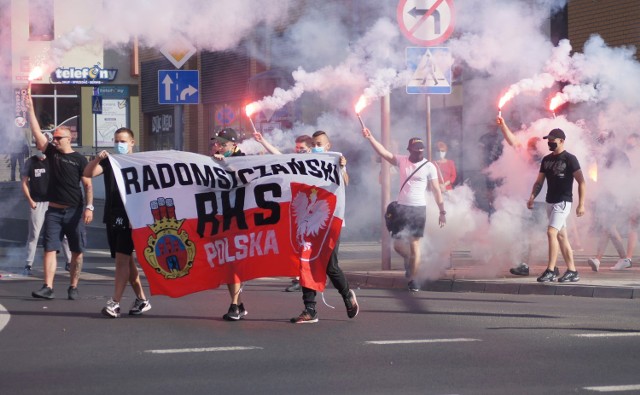 Rocznica Powstania Warszawskiego z kibicami RKS Radomsko