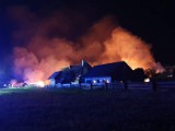 Pożar w Leżuchowie w gm. Dziemiany 9.06.2021. Spłonęły zabudowania gospodarcze [ZDJĘCIA]