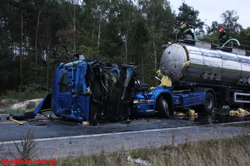 Modliszewko: wypadek na drodze krajowej nr 5