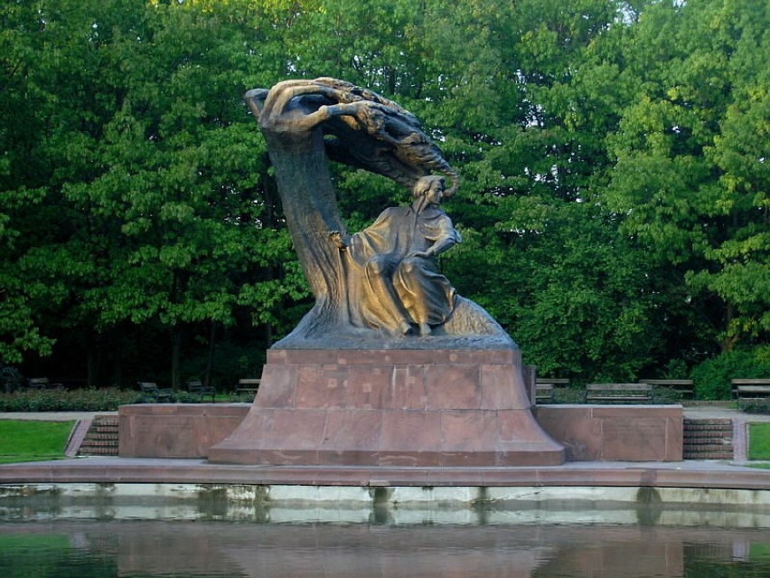 Pomnik Chopina w Łazienkach...