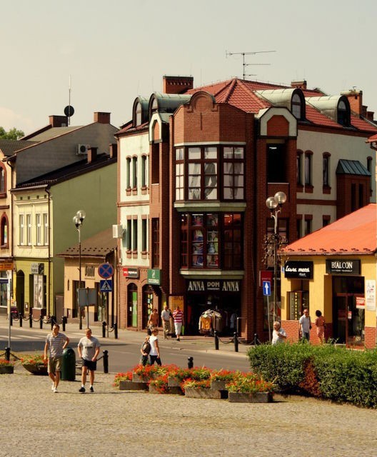 Odnowione kamieniczki w centrum miastafot.Wiesław Tuszyński.