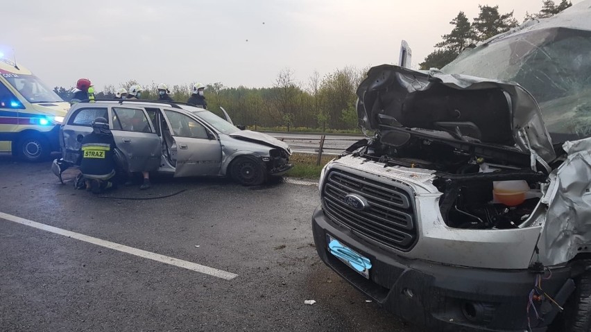 Wypadek na A1 to jedno ze zdarzeń, w którym interweniowali...