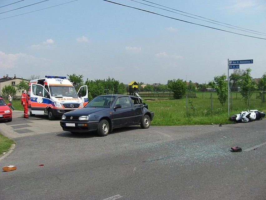 Tragiczny wypadek motocyklisty w Imielinie