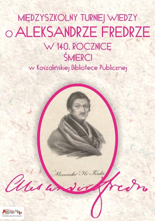 W środę, 9 listopada o godzinie 10.00 w Koszalińskiej Bibliotece Publicznej odbędzie się kolejny, szósty już Międzyszkolny Turniej Wiedzy