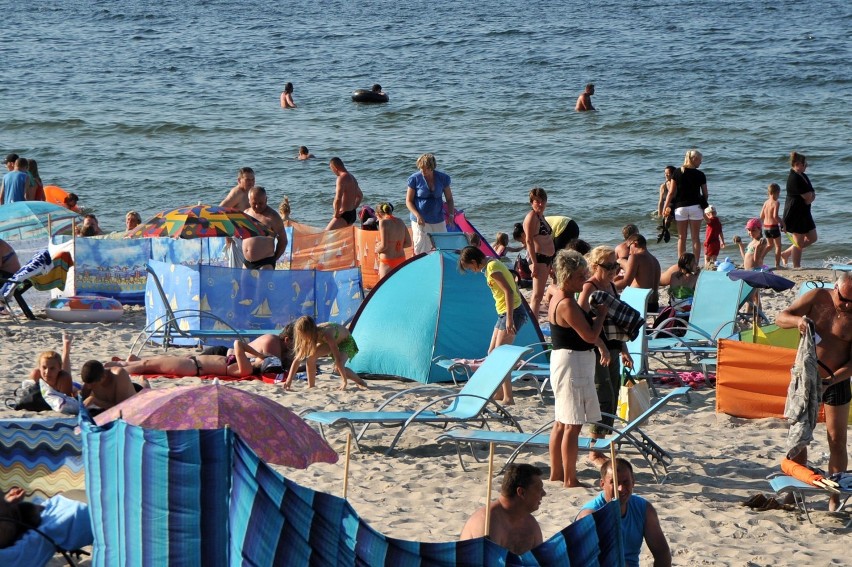 Plaża w Ustce: Błogie lenistwo na usteckiej plaży [ZDJĘCIA]