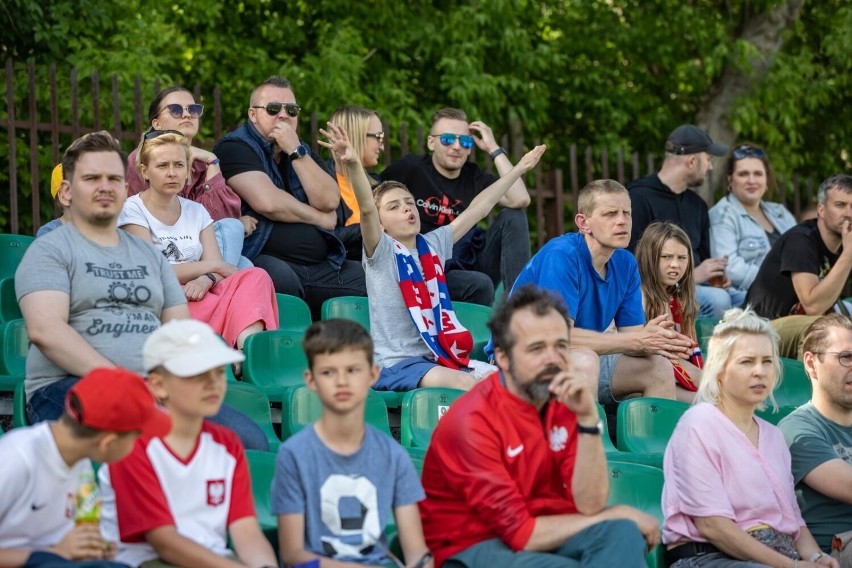 21.05.2022, Kraków: kibice na półfinale Ligi Mistrzów w amp...