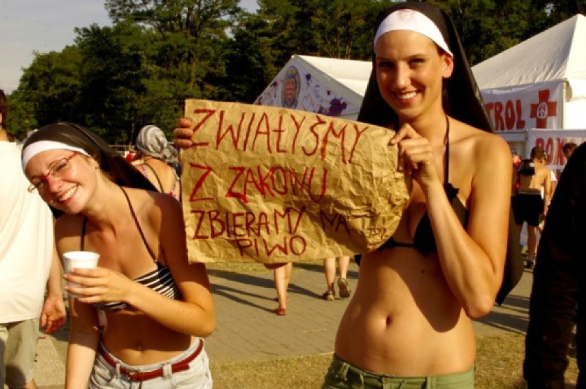 Wesołe siostrzyczki na Woodstocku