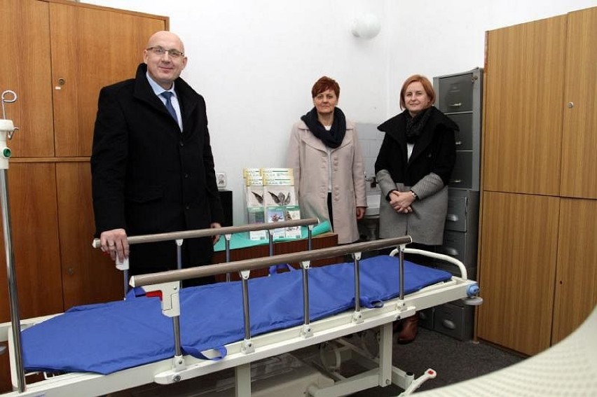 Nowe łóżko w skierniewickim szpitalu