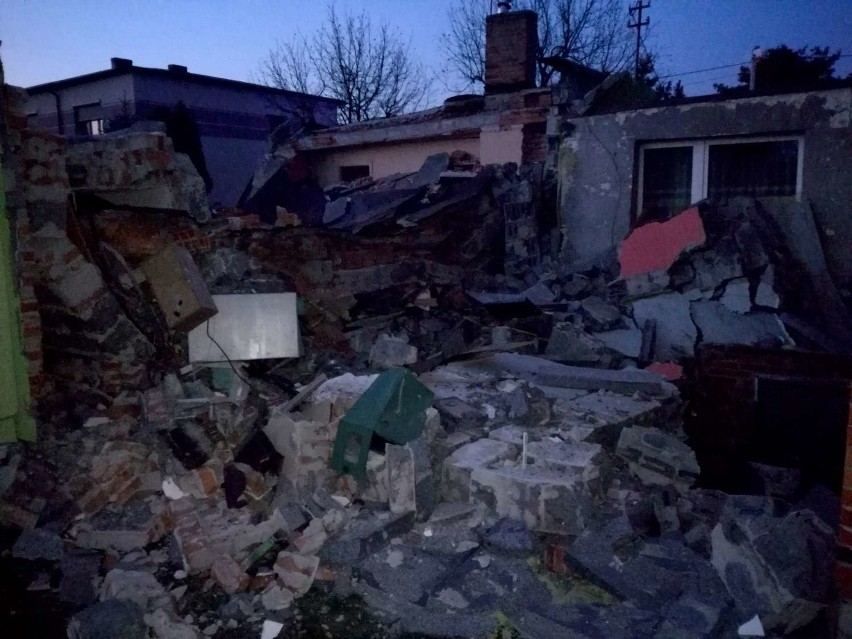Wybuch gazu zniszczył dom przy ulicy Romańskiej w Kaliszu