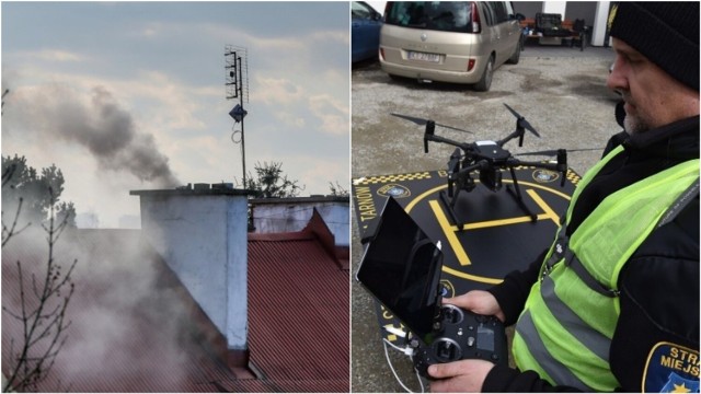 Dron, który zakupiła tarnowska straż miejska, w czasie pandemii nie jest  w pełni wykorzystywany