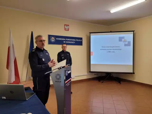 Chodziescy policjanci podsumowali rok 2023