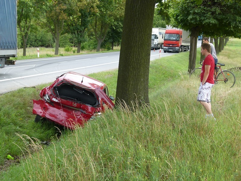 Pechowy piątek 13 - znów wypadek (zdjęcia)