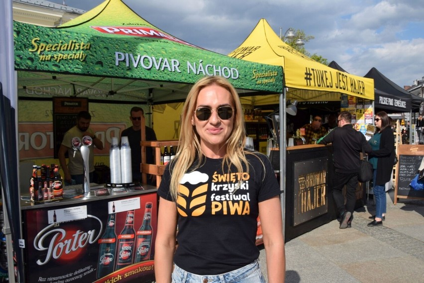 Ruszył I Świętokrzyski Festiwal Piwa na Rynku w Kielcach. Potrwa przez cały weekend. Zobaczcie zdjęcia