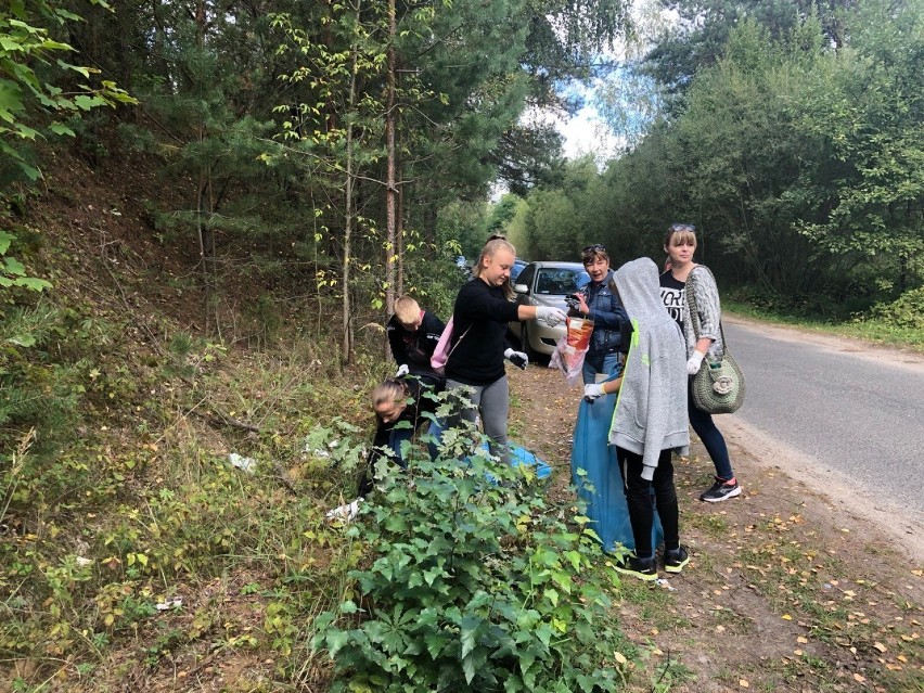 Sprzątanie sulejowskich Wapienników