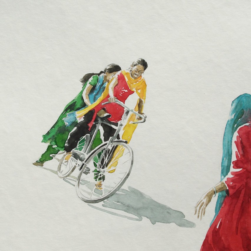 Allen Shaw, indyjski artysta zarazi cię miłością do rowerów....