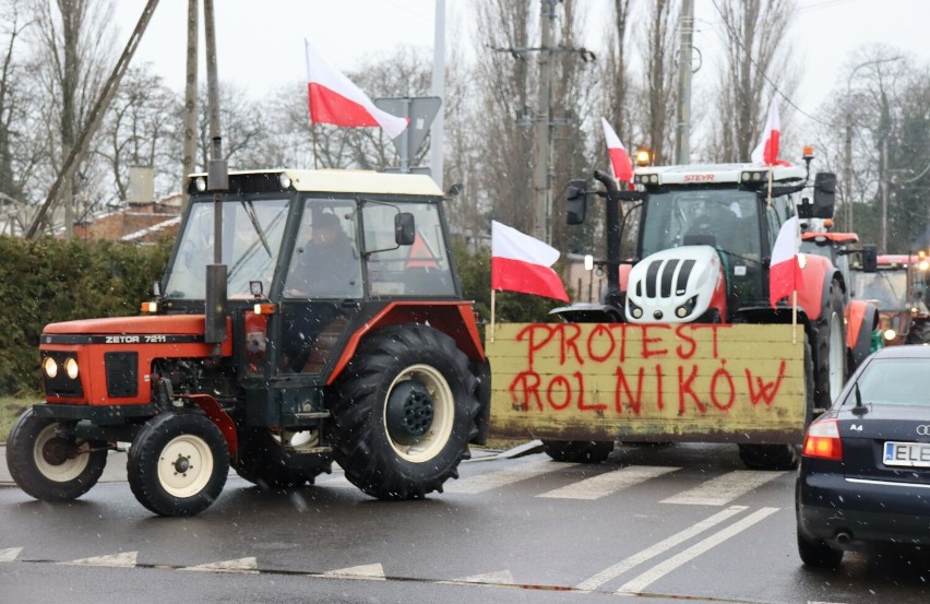 Tak wyglądał Protest Rolników w Łęczycy --> ZDJĘCIA
