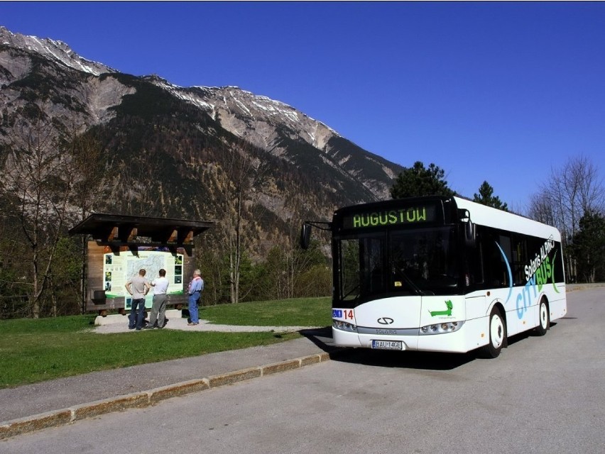 Najmniejszy z gamy miejskich autobusów Solarisa - Alpino -...