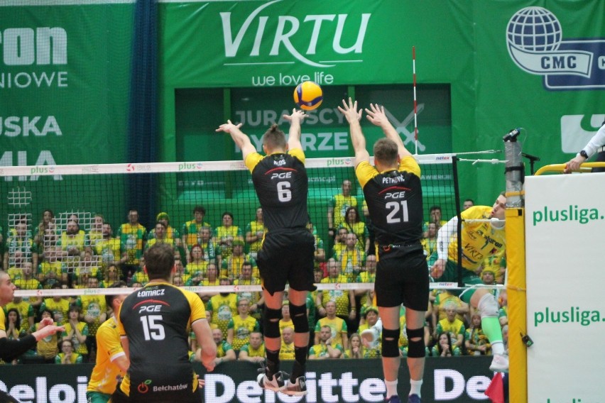 Aluron Virtu CMC Zawiercie - PGE SKRA Bełchatów 3:1. Jurajska Armia pomogła dopingiem 