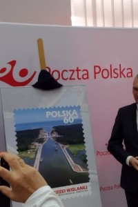 Poczta upamiętniła znaczkiem przekop Mierzei. Na kolejnym ma być port w Elblągu. FOTY