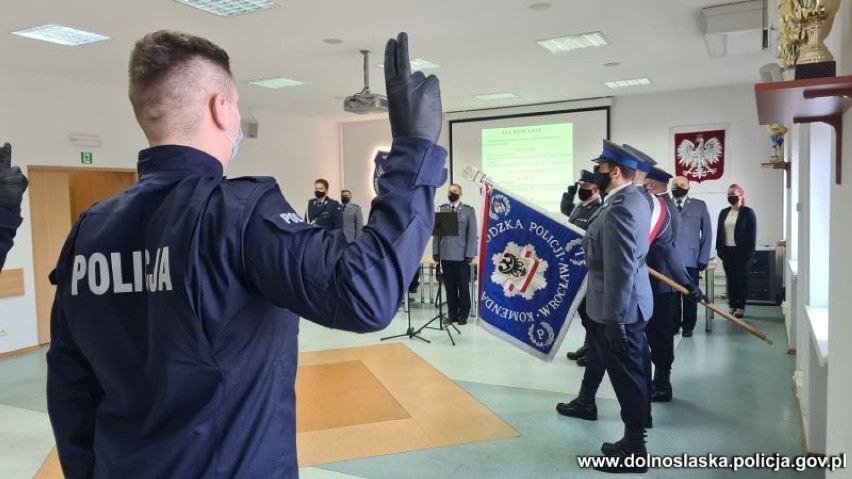 Nowi policjanci na Dolnym Śląsku. To oni nas będą bronić i chronić (ZDJĘCIA) 