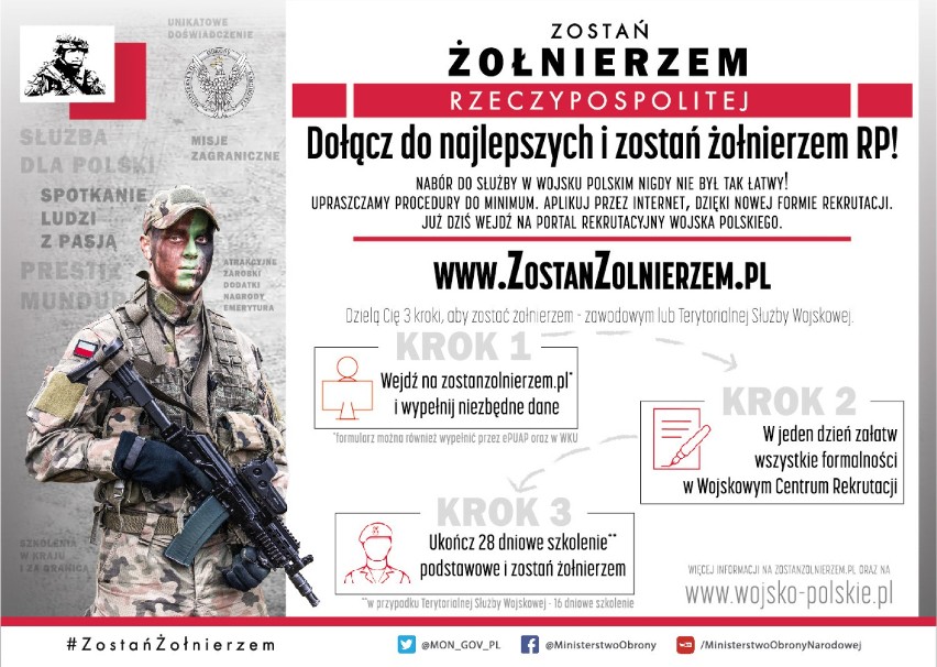 Rusza nowy, szybszy i łatwiejszy, system rekrutacji do Wojska Polskiego. Także w Stargardzie!