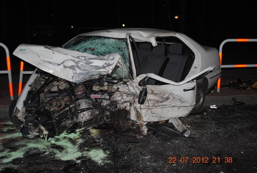 Śmiertelny wypadek w Okunince, 22 lipca 2012.