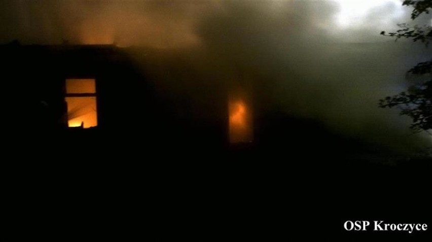 Pożar budynku w Białej Błotnej