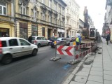 Rozpoczął się remont ul. Próchnika w Łodzi. Ulica jest zwężona