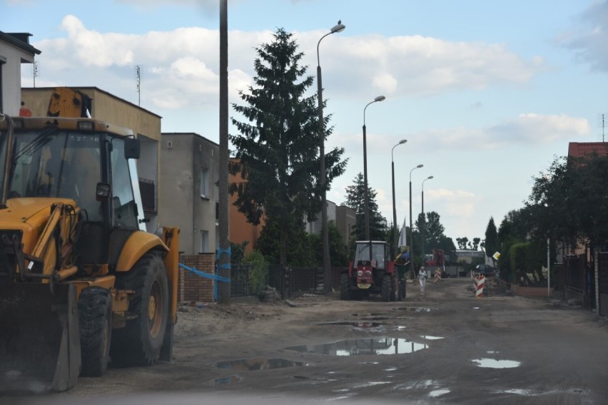 Trwa przebudowa ulic Łąkowej i Krętej w Wągrowcu. Jak aktualnie wyglądają prace? Zobacz zdjęcia z budowy 